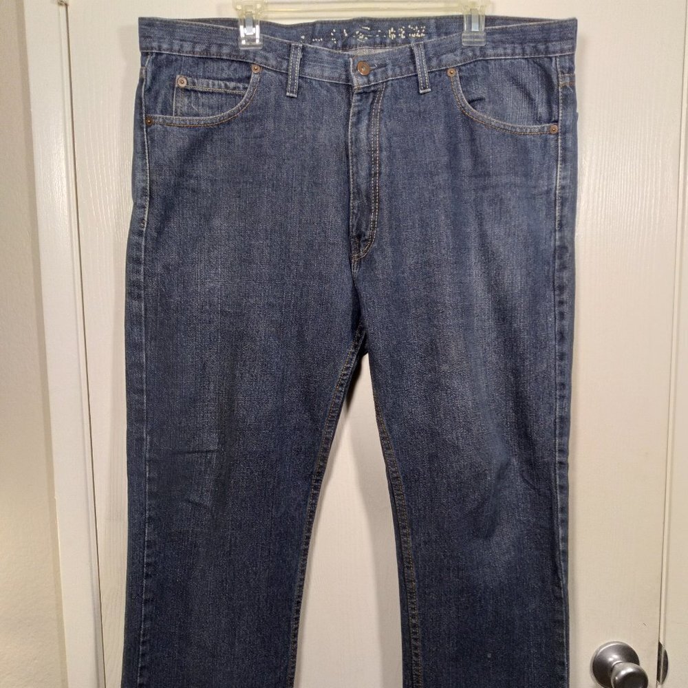 Men’s Dickies Work Wear Jeans Slim 40x30 Blue - Picture 2 of 16